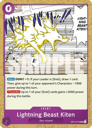 Lightning Beast Kitten [Adventure on Kami's Island] Uncommon