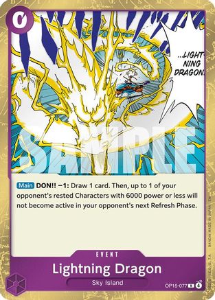 Lightning Dragon [Adventure on Kami's Island] Rare