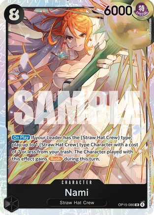 Nami (OP15-086) [Adventure on Kami's Island] Super Rare
