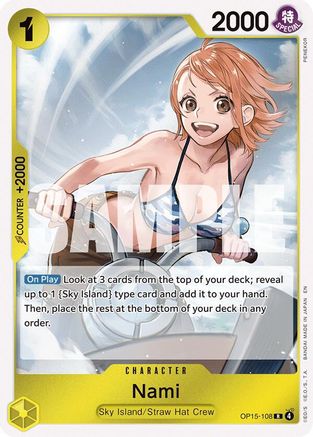 Nami (OP15-108) [Adventure on Kami's Island] Rare