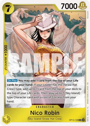 Nico Robin (OP15-109) [Adventure on Kami's Island] Rare