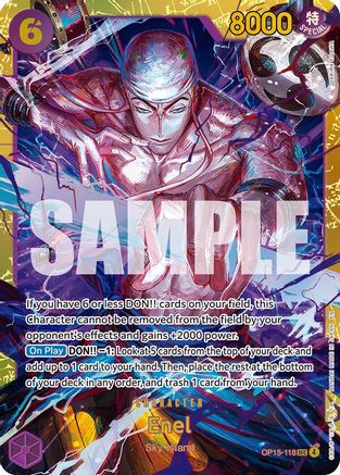 Enel (OP15-118) [Adventure on Kami's Island] Secret Rare