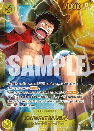 Monkey.D.Luffy (OP15-119) [Adventure on Kami's Island] Secret Rare