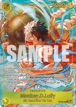 Monkey.D.Luffy (OP15-119) (Alternate Art) [Adventure on Kami's Island] Secret Rare