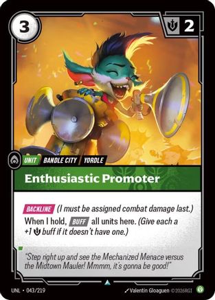 Enthusiastic Promoter (043/219) [Unleashed] Foil