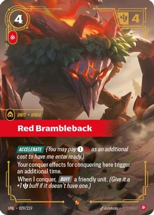 Red Brambleback (029/219) [Unleashed] Foil