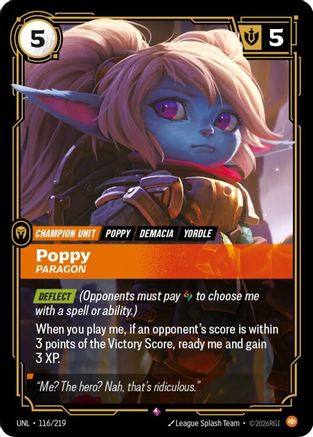 Poppy - Paragon (116/219) [Unleashed] Foil