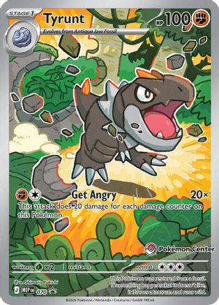 Tyrunt (Pokemon Center Exclusive) 070/null [ME Mega Evolution Promo] (Holofoil)