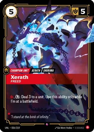 Xerath - Freed (026/219) [Unleashed] Foil