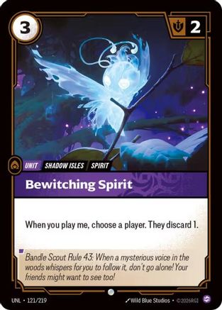 Bewitching Spirit (121/219) [Unleashed] Foil