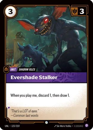 Evershade Stalker (123/219) [Unleashed] Foil