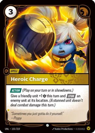 Heroic Charge (155/219) [Unleashed] Foil