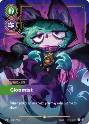 Vex - Gloomist (Signature) (232*/219) [Unleashed] Foil