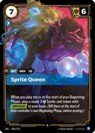 Sprite Queen (084/219) [Unleashed] Foil