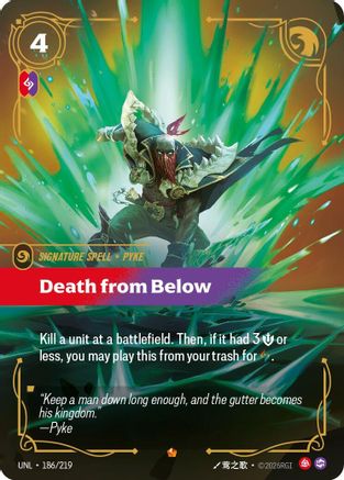 Death from Below (186/219) [Unleashed] Foil