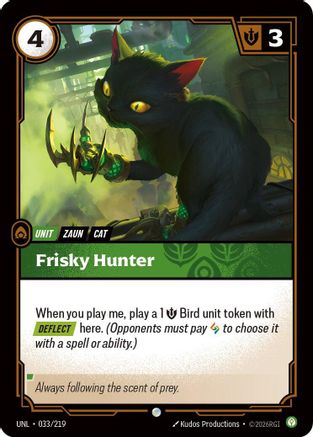 Frisky Hunter (033/219) [Unleashed] Foil