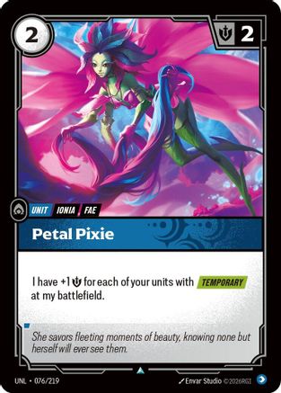 Petal Pixie (076/219) [Unleashed] Foil