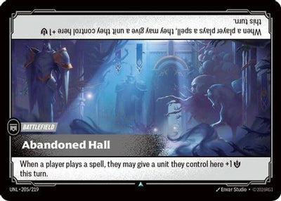 Abandoned Hall (205/219) [Unleashed] Foil