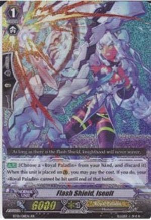 Flash Shield, Iseult (BT01/011EN) [Descent of the King of Knights]