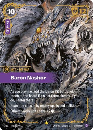 Baron Nashor (Ultimate) (238/219) [Unleashed] Foil