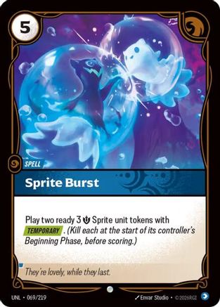 Sprite Burst (069/219) [Unleashed] Foil