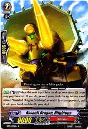 Assault Dragon, Blightops (BT01/034EN) [Descent of the King of Knights]