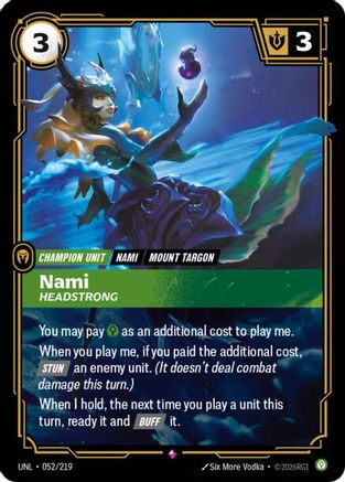 Nami - Headstrong (052/219) [Unleashed] Foil
