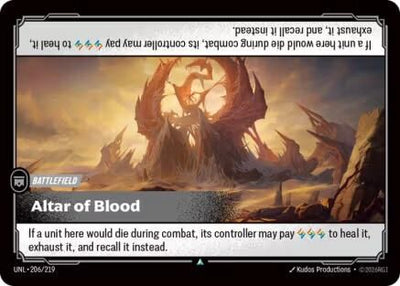 Altar of Blood (206/219) [Unleashed] Foil