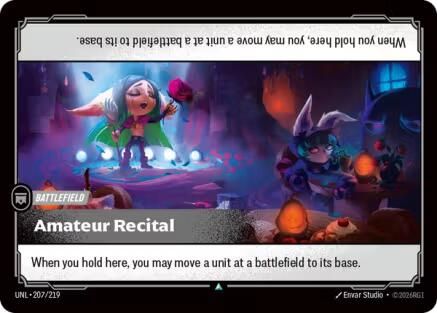 Amateur Recital (207/219) [Unleashed] Foil