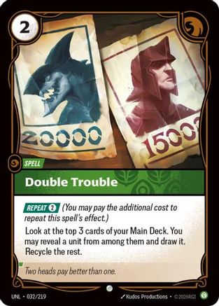 Double Trouble (032/219) [Unleashed] Foil