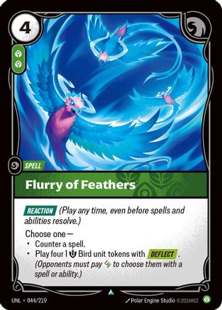 Flurry of Feathers (044/219) [Unleashed] Foil