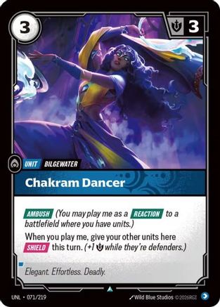 Chakram Dancer (071/219) [Unleashed] Foil