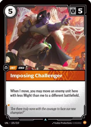 Imposing Challenger (105/219) [Unleashed] Foil