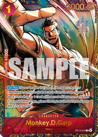 Monkey.D.Garp (Treasure Cup March 2026) [One Piece Promotion Cards] Rare