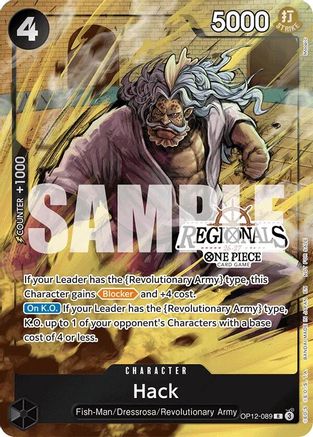 Hack (Regional Participation Pack 2026 Vol.1) [One Piece Promotion Cards] Promo