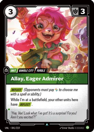 Allay, Eager Admirer (041/219) [Unleashed] Foil
