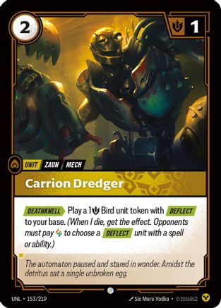 Carrion Dredger (153/219) [Unleashed] Foil