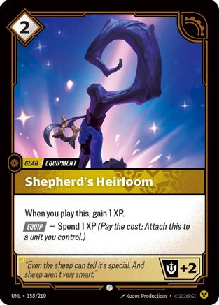 Shepherd's Heirloom (158/219) [Unleashed] Foil