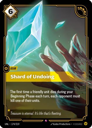 Shard of Undoing (174/219) [Unleashed] Foil