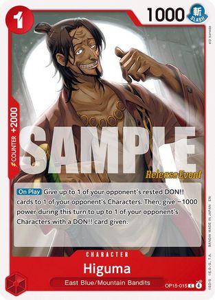 Higuma [Adventure on Kami's Island Release Event Cards] Common