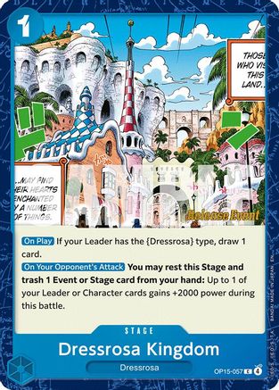 Dressrosa Kingdom [Adventure on Kami's Island Release Event Cards] Common