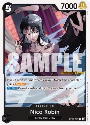Nico Robin (OP15-087) [Adventure on Kami's Island Release Event Cards] Common