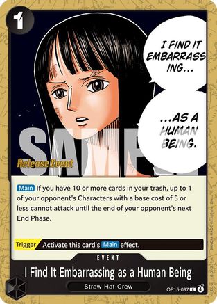 I Find It Embarrassing as a Human Being [Adventure on Kami's Island Release Event Cards] Common