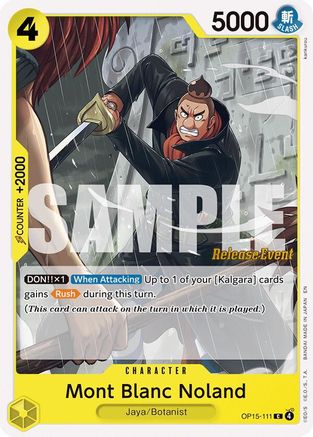 Mont Blanc Noland [Adventure on Kami's Island Release Event Cards] Common