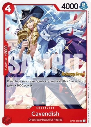 Cavendish [Adventure on Kami's Island Release Event Cards] Uncommon