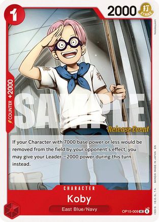 Koby (OP15-009) [Adventure on Kami's Island Release Event Cards] Uncommon