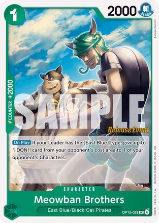 Meowban Brothers [Adventure on Kami's Island Release Event Cards] Uncommon