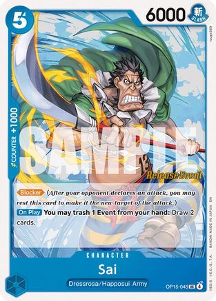 Sai [Adventure on Kami's Island Release Event Cards] Uncommon