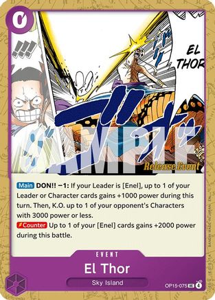 El Thor [Adventure on Kami's Island Release Event Cards] Uncommon
