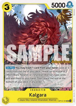 Kalgara [Adventure on Kami's Island Release Event Cards] Uncommon